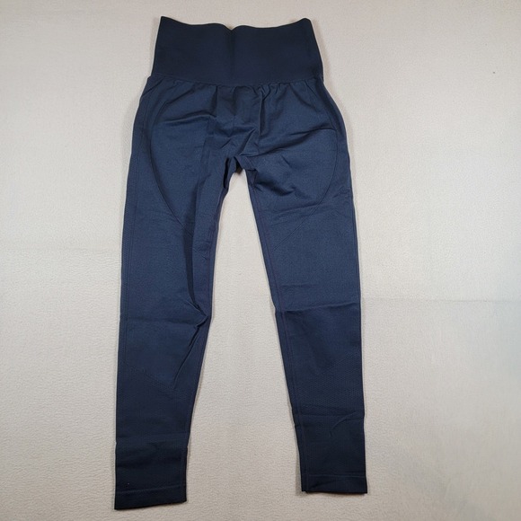 Halara Seamless Navy High Waisted Tummy Control Butt Lifting Yoga Leggings M 7/8 - Picture 3 of 8